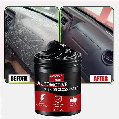 Automotive Plastic Restorer Whitening Cream - All-in-One Dashboard, Tire Seat Restorer, Polish For Car Interior Gloss Upholstery