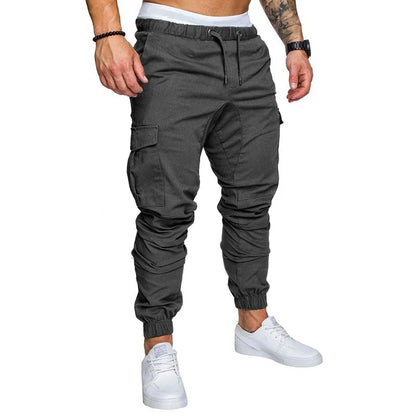 Casual Men Pants Fashion Big Pocket Hip Hop Harem Pants Quality Outwear Sweatpants Soft Mens Joggers Men\'s Trousers pantalones