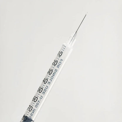 100pcs Plastic Veterinary Syringe With Needles 1ml 0.5ml 30G 31G Animal Sterile Disposable Syringe Pet Medical And Supplements