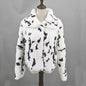 Women Real Rabbit Fur Coat High Collar Winter Jacket Make of One Rabbit Fur Cross Mink Pattern