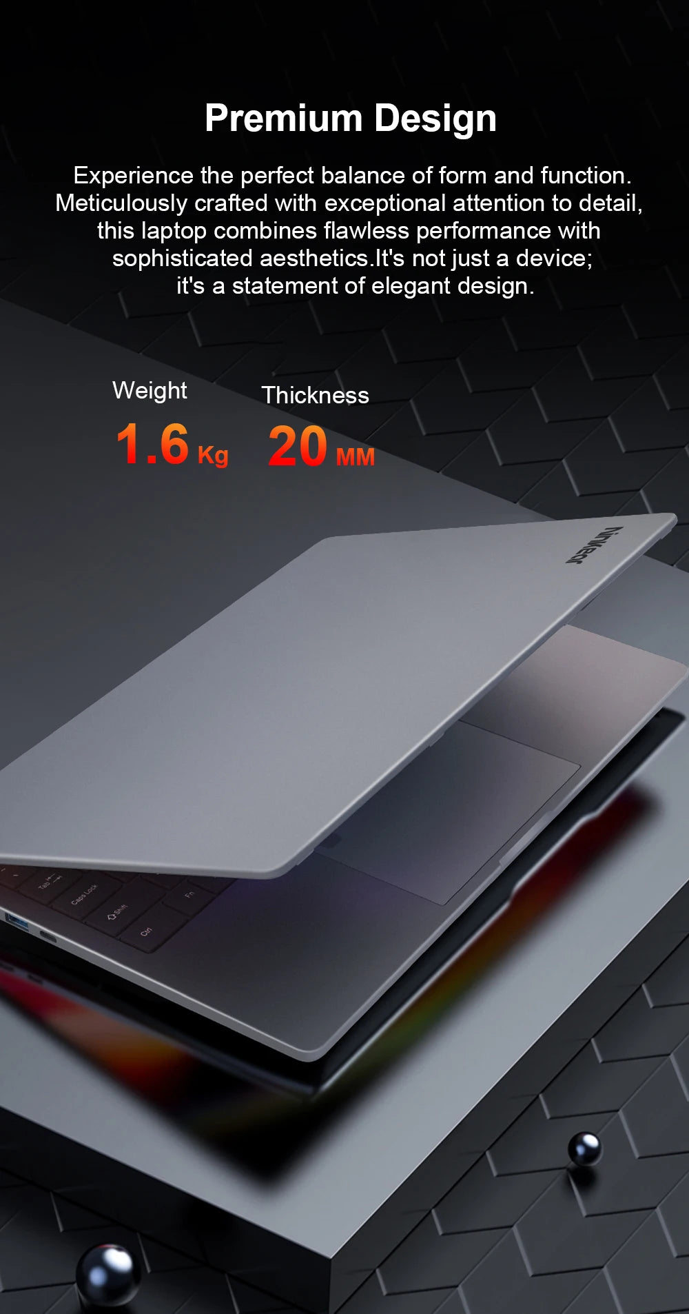 Ninkear A15 PLUS Laptop 15.6" IPS FHD AMD Ryzen 7 5825U Notebook 16G DDR4 +1TB PCI-E 57Wh Battery Windows 11 PRO Office Computer