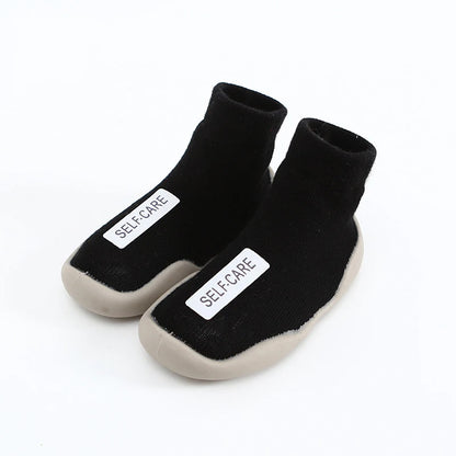 Aikidsay Baby First Socks Shoes Toddler Walker Infant Boys Girls Rubber Soft Sole Floor Barefoot Baby Casual Shoes Knit Booties