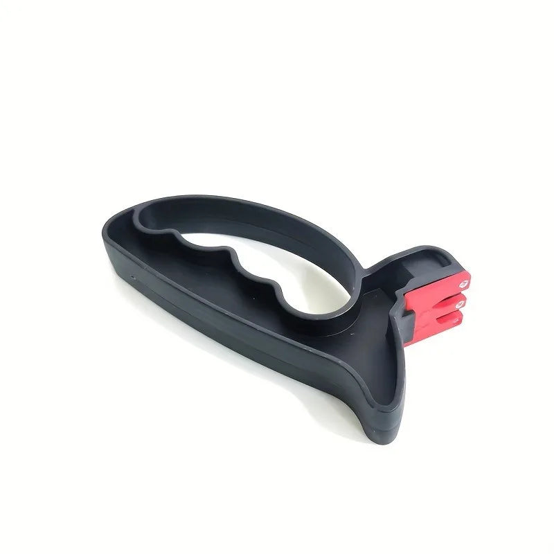 Lightweight Ergonomic Multi-Function Knife and Scissors Sharpener,V-Grind Sharpening System, Right-Handed, with Manual