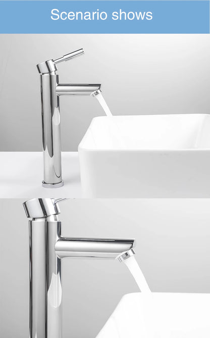 ULA G1/2 Basin Faucet Waterfall Bathroom Sink Faucet Hot Cold Water Mixer Tap Deck Mounted Bathroom Tap Crane Washbasin Tap