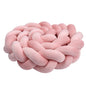 1-4M Baby Bumper Bed Braid Knot Pillow Cushion Bumper for Infant Crib Protector Cot Bumper Room Decor Crib Bedding Braid Set