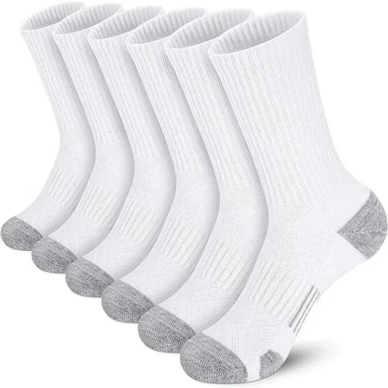 6/12 Pairs Men's Outdoor Gym Socks High Quality Comfortable Soft Ground-Gripping Football Large Size New Style