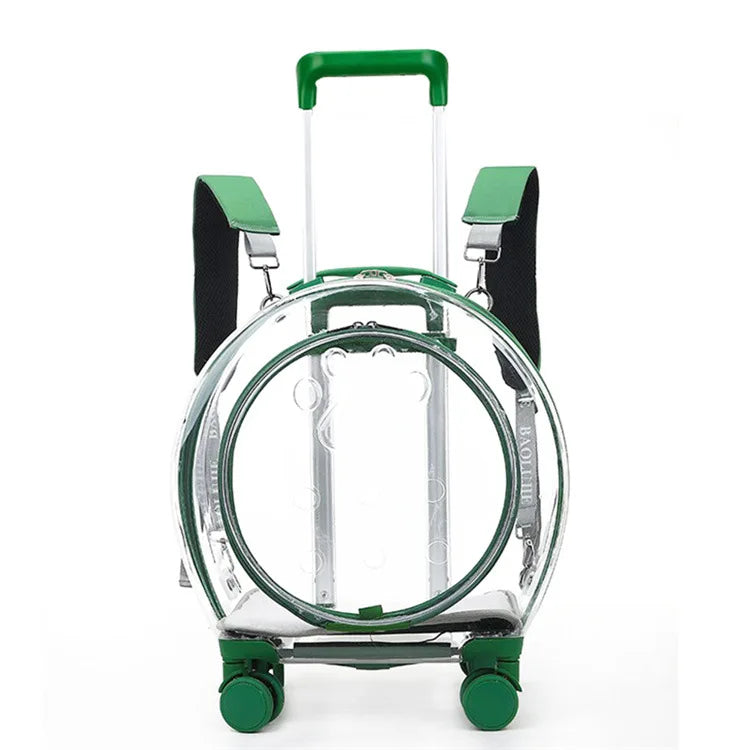 High Quality Pet Suitcase with Shoulder Straps, Portable for Dogs To Go Out Transparent Bag, Space Cabin, Cat Bag Large Capacity