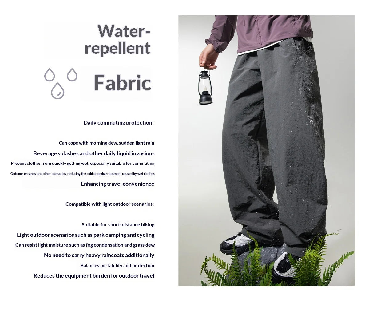 TFETTERS 2026 Spring New Arrival Outdoor Cargo Pants Man Water Repellent Windproof Oversized Curved Blade Techwear Trousers Men