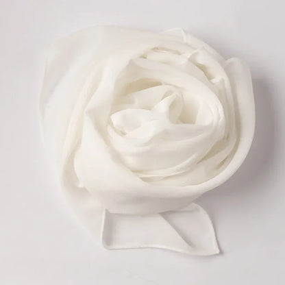 90*90cm Square Chiffon Hijab Scarf Women Solid Color Muslim Soft Head Scarf Islamic Shawls and Wraps Headband Musulman Scarves