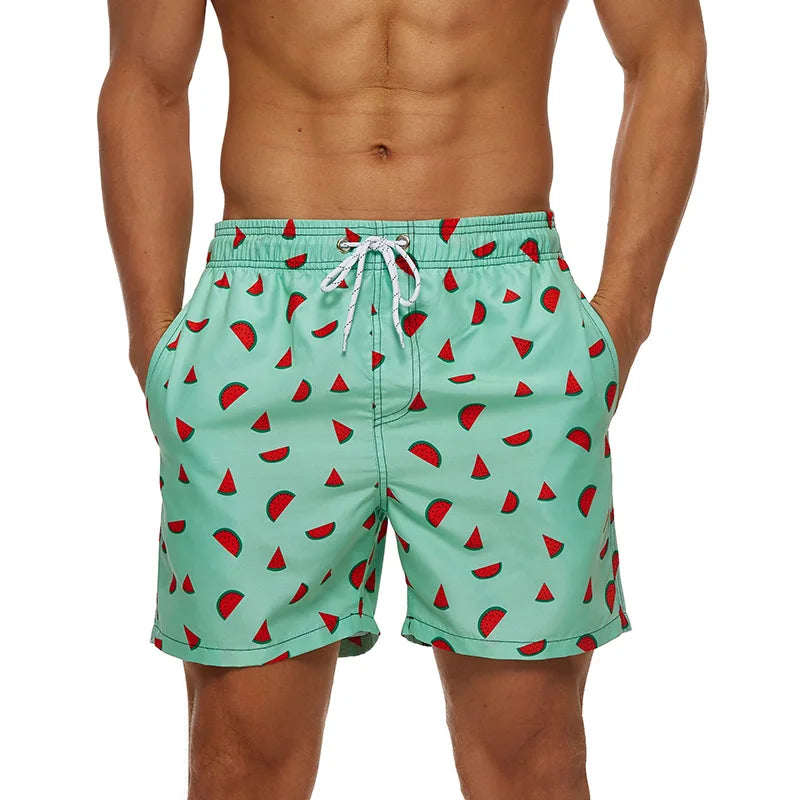 3D Print Flamingo Sports Quick-dry Breathable Men Women Pants Outdoor Casual Vacation Beach Hawaiian Sea Surfing Shorts Summer