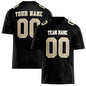 Customized Team Name Number Name Rugby T-shirt Personalized DIY V Neck Black Mens Sports T Shirt Loose Quick Dry Team Uniforms