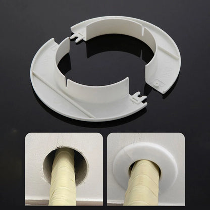 40-80mm Pipes Hole Cover PP Air Conditioning Conduit Pipe Entry Cable Vents Passage For Household Improvement Accessories