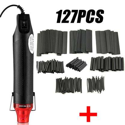 300W Hot Air Gun Portable Mini Heater for DIY Craft Embossing Shrink Wrapping PVC Multi Function Handheld Electrical Heat Tool