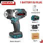 ONEVAN 2800N.M Brushless Cordless Electric Impact Wrench High Torque Screwdriver Drill Power Tool For Makita 18V Battery Pin