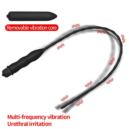 10 Frequency Urethral Vibrator Horse Eye Stimulator Sounding Penis Plug Insert Catheter Expander Male Masturbator Sex Toys