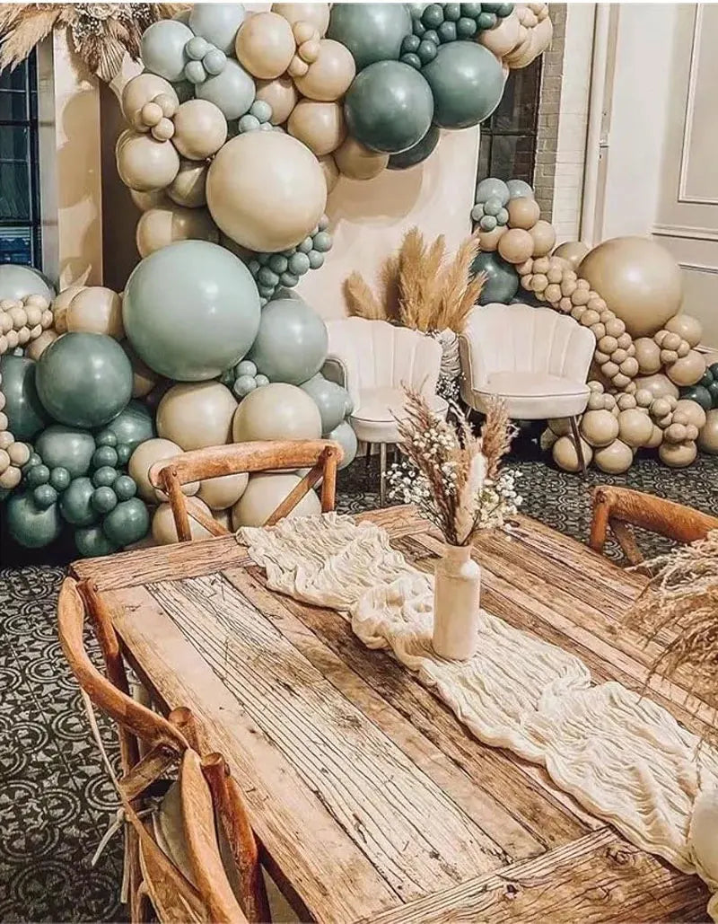 14 Colour Boho Gauze Sheer Cheese Cloth Gauze Table Runner Rustic Cloth Table Runner for Wedding Baby Birthday Party Decorations