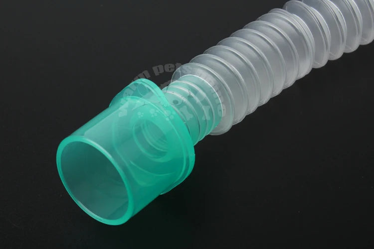 Catheter Mount Extension Tube Double Swivel Elbow Use Anesthesia Breathing Circuit with Gas Sampling Port