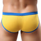 Men's New Nylon Solid Beachwear Briefs Bikini Men Low Rise Sexy Briefs Board Shorts Surfing Wear