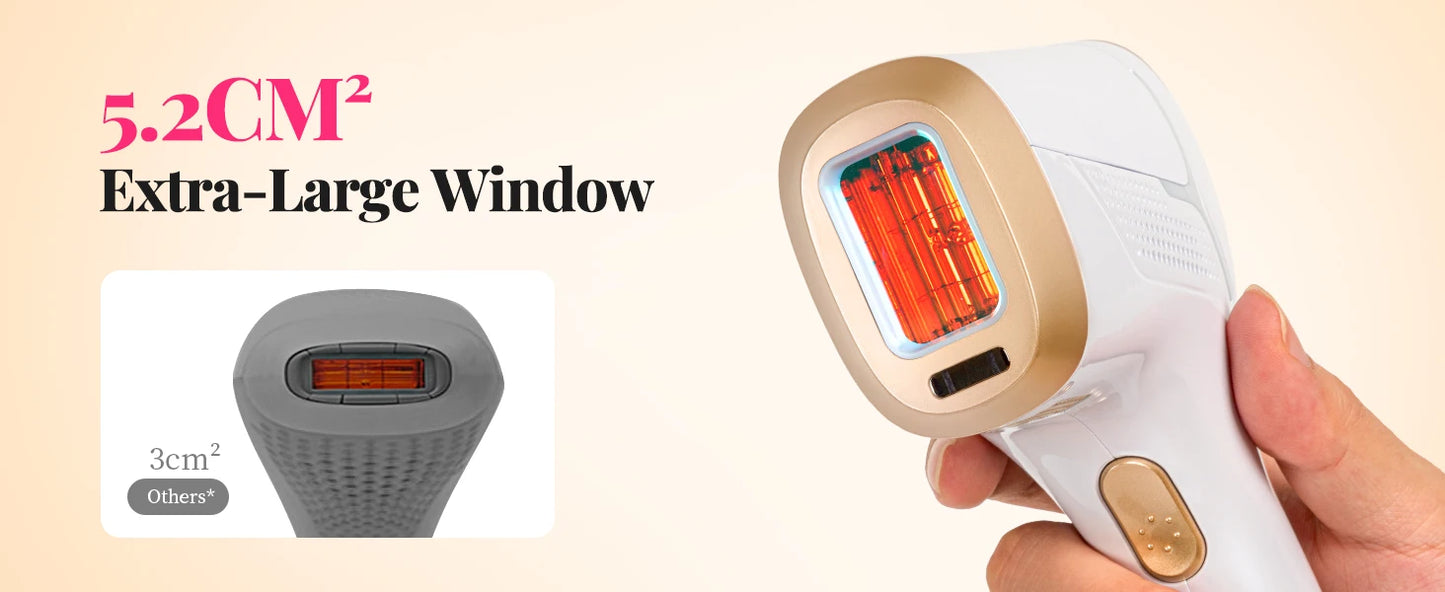 990000 Flashes Hair Removal for Women and Men IPL Hair Removal Body Bikini and Facial Areas Painless Permanent HairRemoval