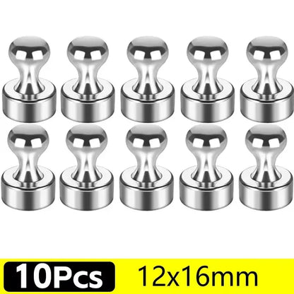 1-50Pcs Super Strong Neodymium Magnet Pushpin for Refrigerator Whiteboard Magnetic Pushpins Sucker Thumbtack Magnets Push Pins