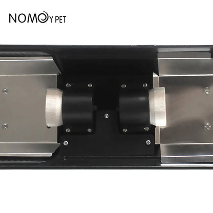 NOMOY Dual Lamp Basking Fixture - Highly Reflective Aluminum Dome for Maximum Heat & UVA/UVB Light Projection