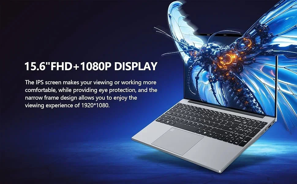 15.6 Inch 4K HD Gaming Laptop Intel Core i9-9900 Windows 11 16GB RAM 1TB SSD Ultra Thin Portable Business Notebook Computer