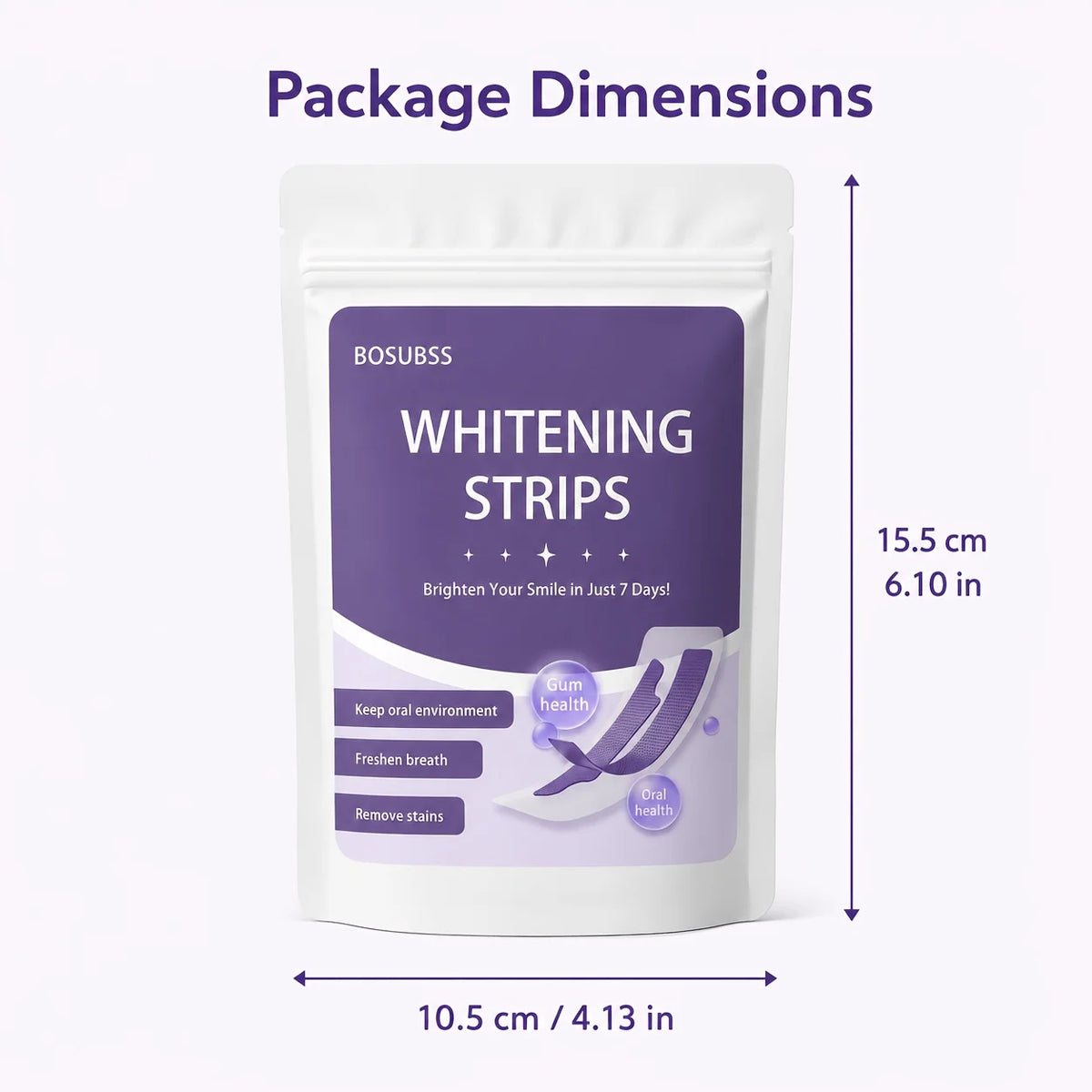 16/8/4pcsWhitening Strips for Teeth, At-Home Smile Care Strips, Easy-Use Oral Beauty Strips for Daily Routine, Bright Smile Appe
