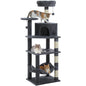 Multi-Level Cat Tree for Indoor Cats Large Cat Tower with Cozy Condo Hammock Sisal Scratching Posts Cat Scratchers Bed Cat Toys