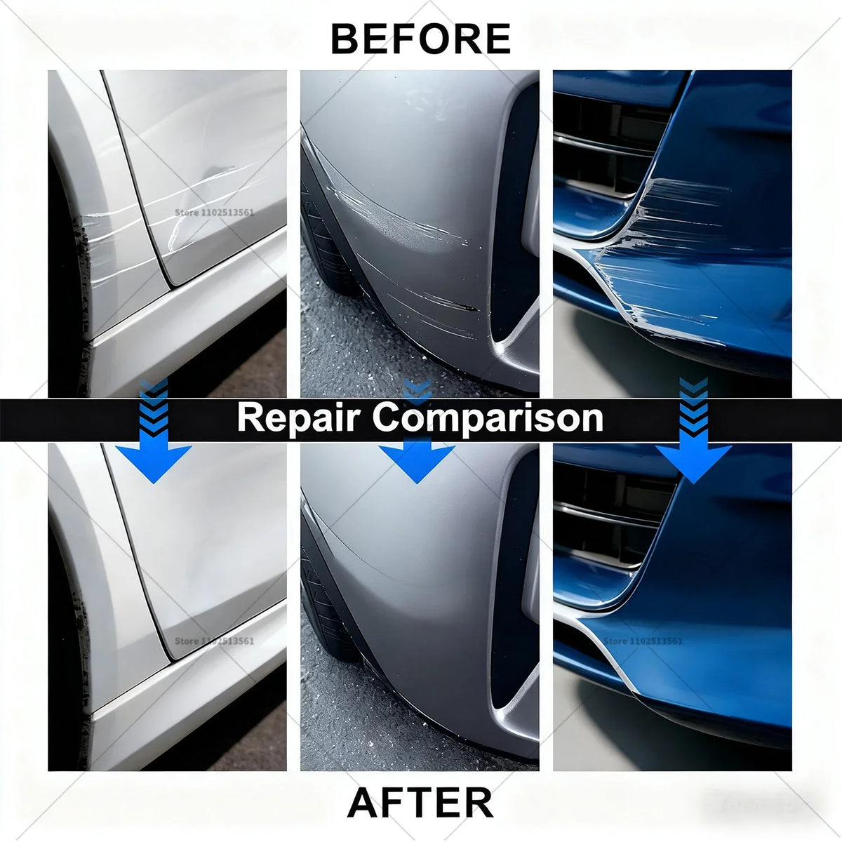 Car Paint Repair Pen Touch Up Scratch Remover DIY Auto Accessories For Mazda CX-30 Blue 42M White 34K Red 42V Grey 47C 46G