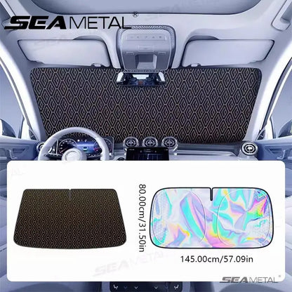 SEAMETAL Car Windshield Sun Shade Five-layer Front Window Sunshade Windshield Sun Protection Cover UV Blocker Summer Car Covers