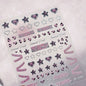Retro Sunflower Nail Stickers Mixed Style 5D Bronzing Photo Frame Luxury Nail Art Decorations Decals Stickers Press On Nails DIY