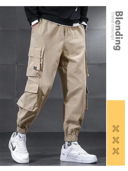 New Winter Lambswool Outdoor Waterproof Cargo Pants Men Warm Casual Pants Men Sportswear Winter Sports Outwear Sweatpants