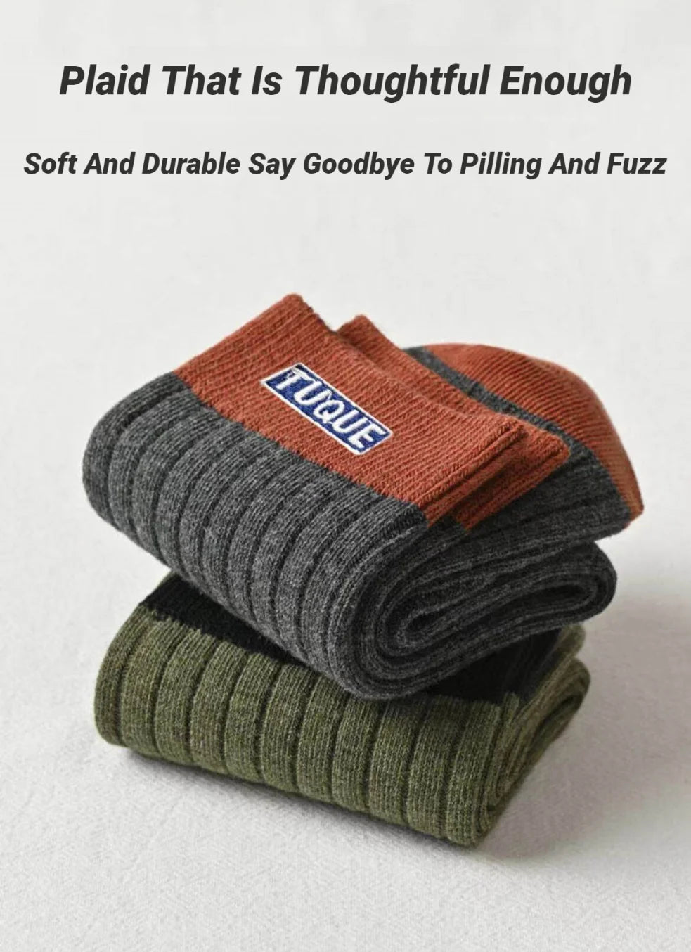 5‑Pairs Unisex Men's Trendy Color Block Crew Socks Breathable Comfy Casual For All Seasons Outdoor Wearing