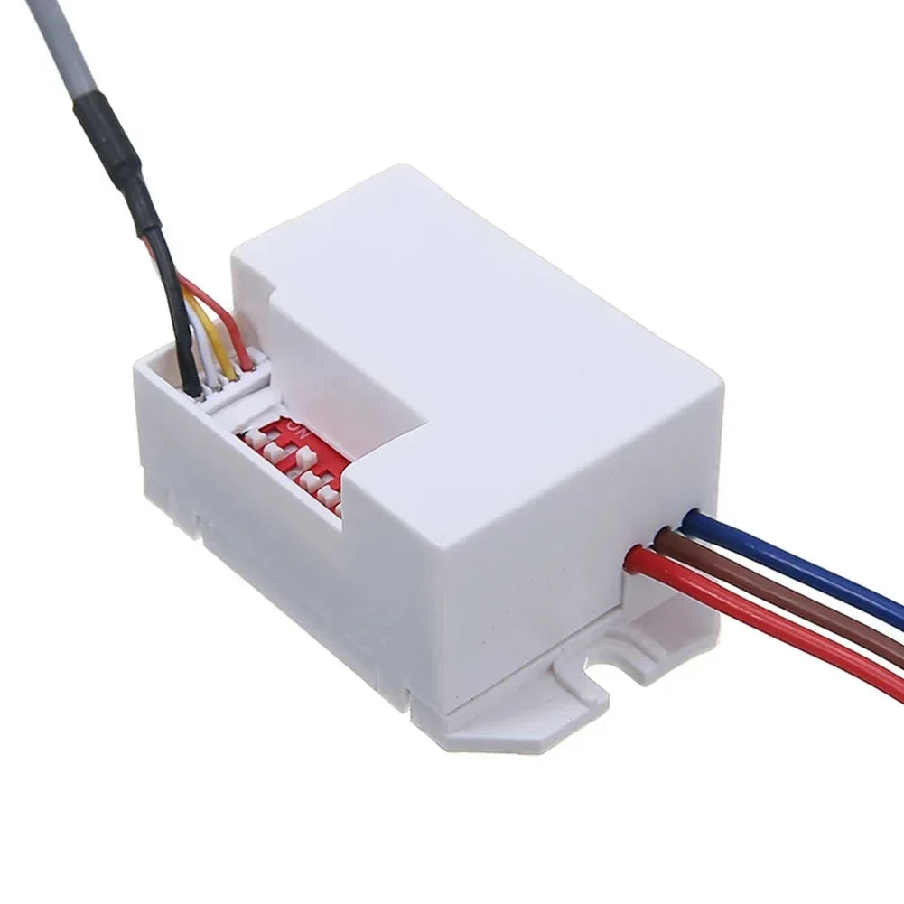 Light Switch PIR Sensor Detector Mini Recessed Motion Occupancy Rest Dips 6m 800W Adjustable Ceiling IP20 360°