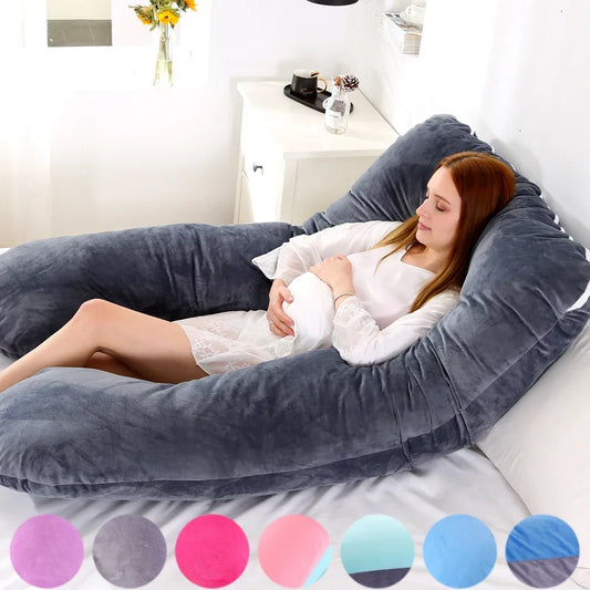 120x65cm Pregnant Pillow for Pregnant Women Soft Cushions of Pregnancy Maternity Support Breastfeeding for Sleep Dropshipping