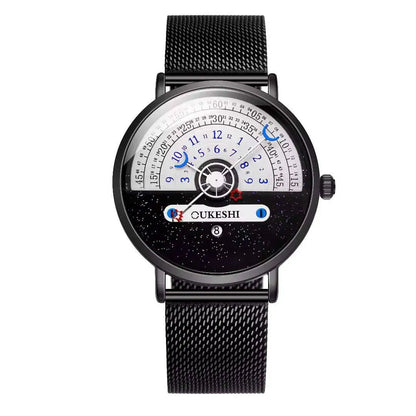 Fashion Mesh Band Men Business Watches Calendar Quartz Wristwatches For Mens Clock Reloj Hombre