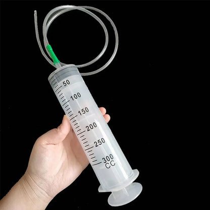 550ML Needle Barrel Oil Pump Syringe Large Syringes Reusable Pump Measuring With Scale Syringe With Tube ﻿
