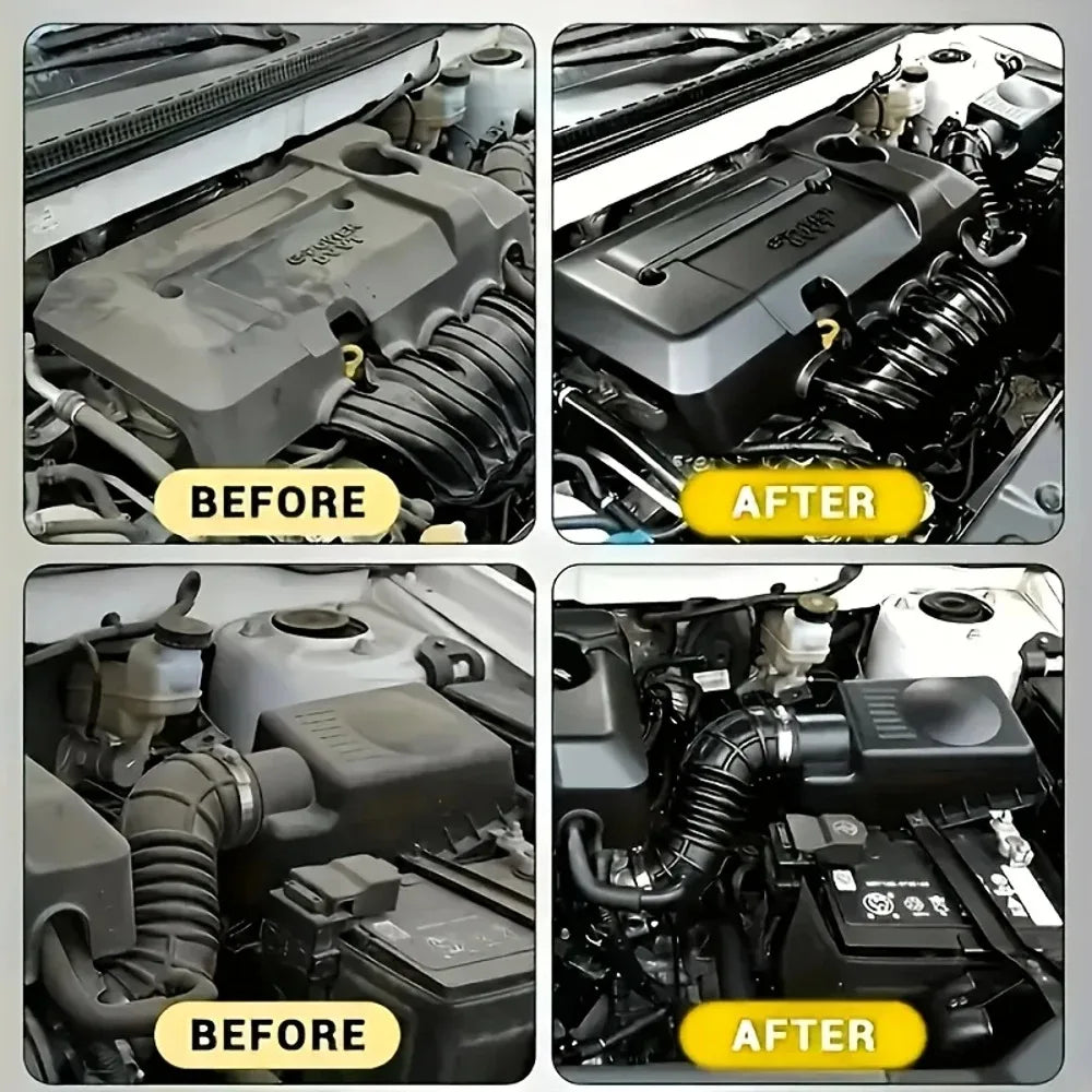 NEW Heavy-Duty Car Plastic Renovator Wax - Fast-Acting Scratch Repair, Restores & Protects Car Bumpers, Interiors, Dashboard, D