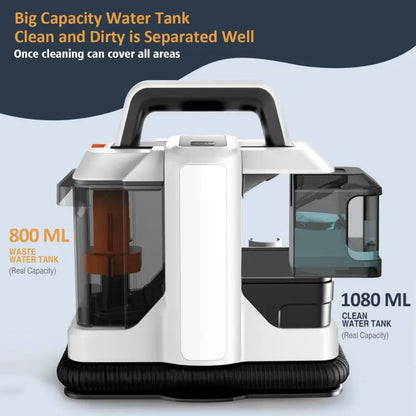 OMESER 750W Handheld Carpet Cleaner 15KPa Portable Spot Cleaner Spray Suction Integrated Clean Machine for Car Sofa Pet Hair