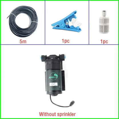 Reptile Fogger Silent Pump Misting Spray System Kit Rainforest Nebulizer Garden Irrigation Tools Terrarium Spraying Device