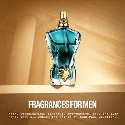 Jean Paul Gaultier Le Male Full Collection for Men | Le Male Original / Elixir / Le Parfum Intense / Le Beau Paradise Garden Complete Line | Long-lasting Woody Amber Lavender Cologne, Luxury Designer Perfume, Perfect for Vale