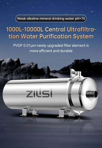 whole house high flow water filter system 5000L-8000L stainless steel mineral water filter  Reusable PVDF Lasts Exceed 5 Years