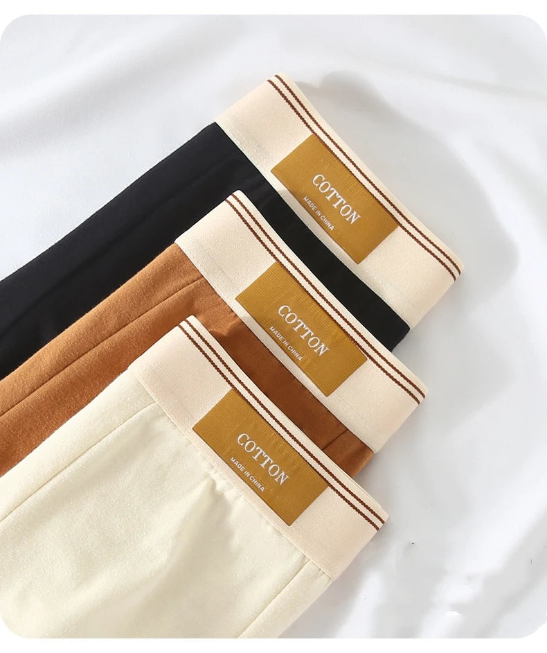 1/3Pcs Set Solid Color Men's Boxer Shorts Breathable Cotton Elastic Boyshorts Antibacterial 7A Level Comfortable Male Underwear