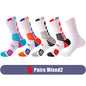 Elite Sport Cycling Basketball Socks Compression Running Man Black Trend Breathable Long Hiking Damping Athletic Professional