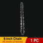 8 Inch Saw Bar 1/4"P Electric Saw 45 knots 22 knives Electric Chain Saw Guide Replacement Mini Steel Chainsaw Chains Garden Tool