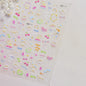 Ocean Shell Starfish Shell Conch Whale Dolphin Seahorse Coconut Tree Water Bubbles Self Adhesive Nail Art Sticker Manicure Decal