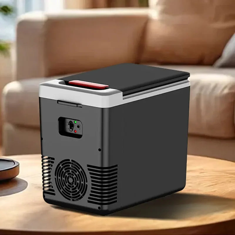 10L Mini Refrigerator For Car Home Travel Refrigerator 12V 220V Auto Freezer Cooler & Warmer Electric Car Fridge Portable Icebox EU Plug