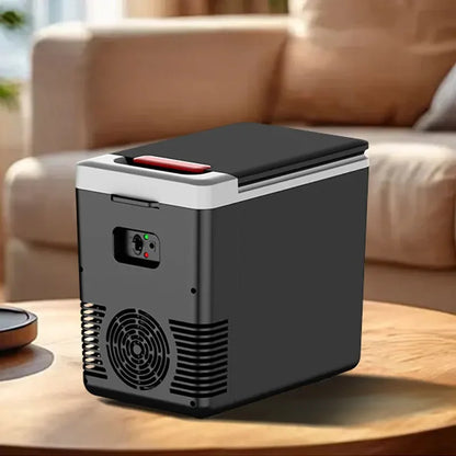 10L Mini Refrigerator For Car Home Travel Refrigerator 12V 220V Auto Freezer Cooler & Warmer Electric Car Fridge Portable Icebox EU Plug