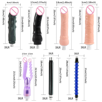 FREDORCH Upgraded Sex Machine for Women with Dildos Automatic Masturbation Machine Pump Gun Love Machine Couple Sex Toys