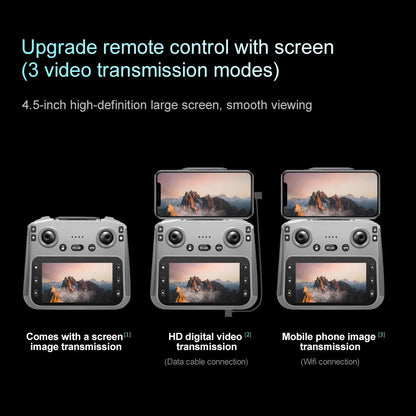 V168 MAX GPS Drone Professional 4K Dual Camera Brushless Obstacle Avoidance Security Drones with Large Screen Control Quadcopter